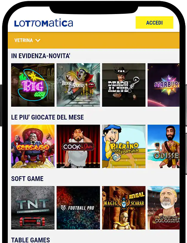 Lottomatica Casino app
